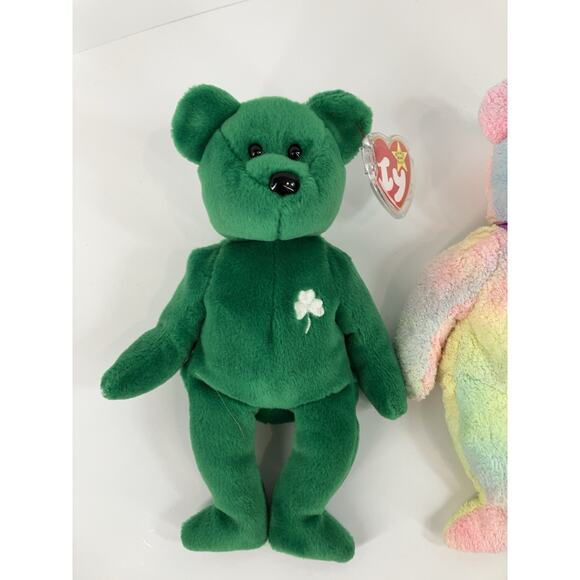 Ty Beanie Babies Bear Bundle (3pcs) Erin, Groovy And Teddy - Picture 2 of 16